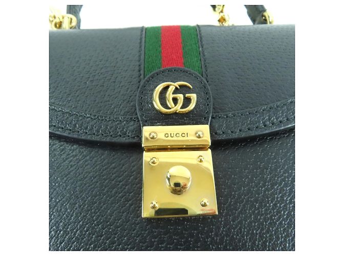 Borsa Gucci Ophidia Medium con manico superiore Nero - vista 10