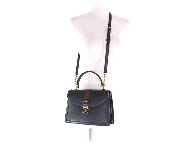 Borsa Gucci Ophidia Medium con manico superiore Nero - vista 6