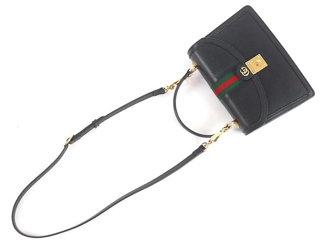 Borsa Gucci Ophidia Medium con manico superiore Nero - vista 9