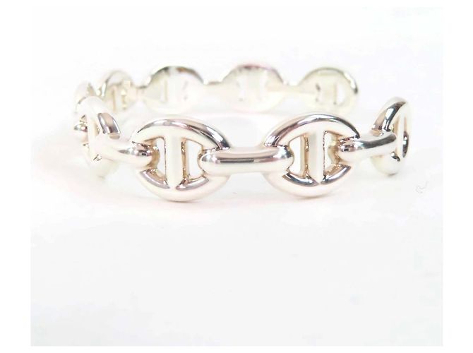 Bracciale Chaine d'Ancre Enchainée di Hermès Argento - vista 2