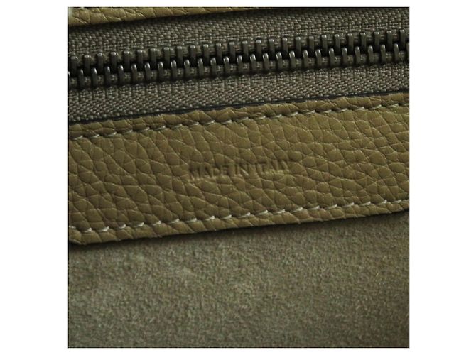 Céline Borsa a mano Celine 18979 Luggage Micro Shopper Beige - vista 10
