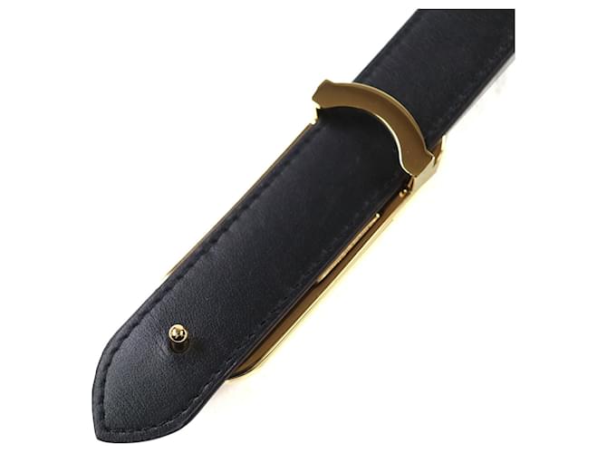 Louis Vuitton Monogram Leder Gürtel Schwarz - Ansicht 5