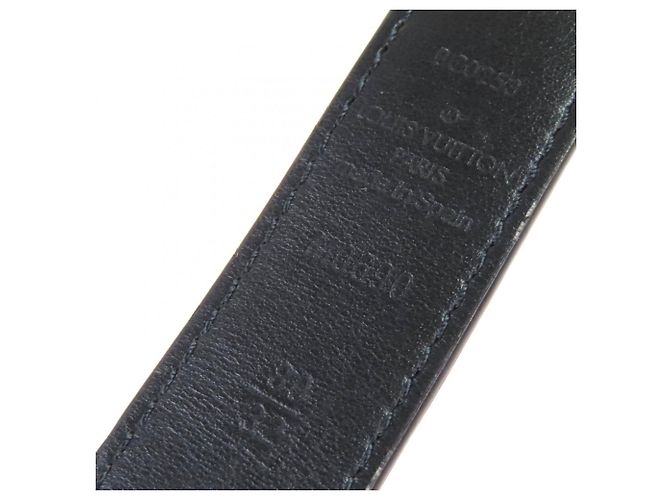 Louis Vuitton Monogram Leder Gürtel Schwarz - Ansicht 6