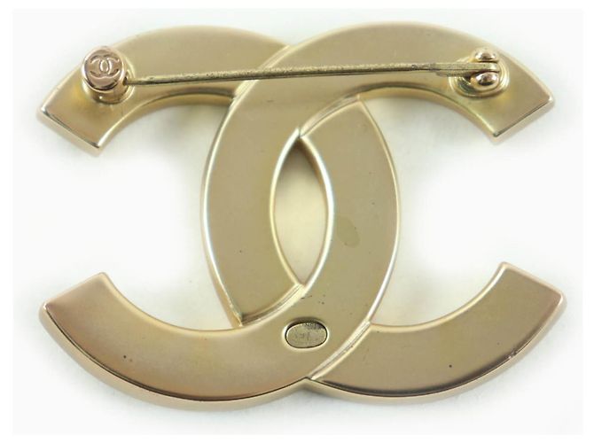 Spilla in strass Coco Mark in oro di Chanel D'oro - vista 3