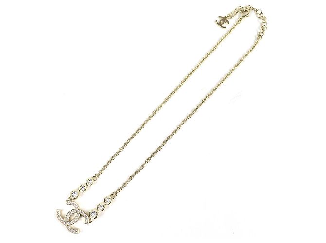 Collana a catena con strass Coco Mark B25S di Chanel D'oro - vista 4