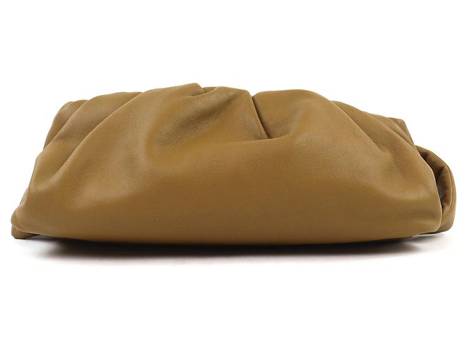 Borsa a tracolla in pelle di agnello Bottega Veneta Marrone - vista 2