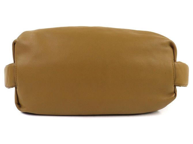 Borsa a tracolla in pelle di agnello Bottega Veneta Marrone - vista 4