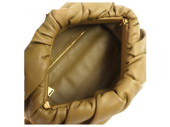 Borsa a tracolla in pelle di agnello Bottega Veneta Marrone - vista 6