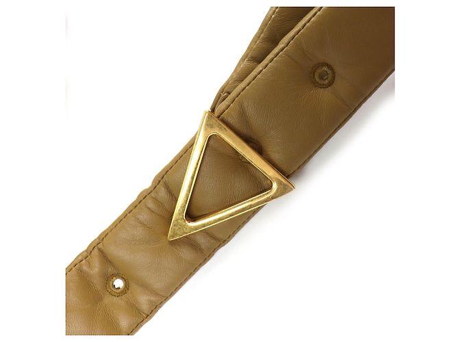 Borsa a tracolla in pelle di agnello Bottega Veneta Marrone - vista 7