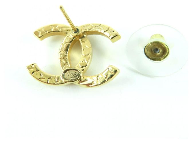 Chanel A24V Coco Mark Ohrringe mit Strass Golden - Ansicht 6