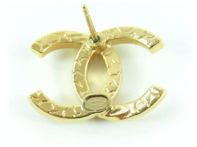 Chanel A24V Coco Mark Ohrringe mit Strass Golden - Ansicht 7