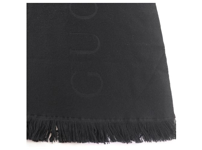 Stola in lana nera Gucci Nero - vista 7