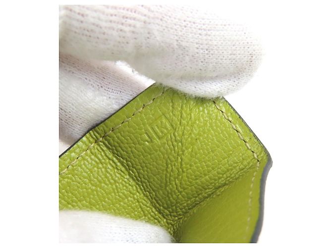 Hermès Hermes Le Vingt-Quatre 24 Monedero en Verde Anís - vista 8