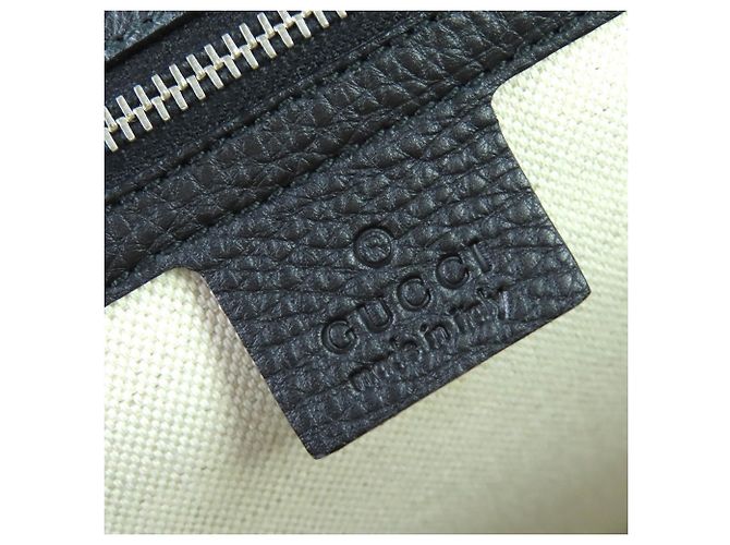Borsa a mano 2 in 1 Gucci Microssima New Bamboo Nero - vista 13