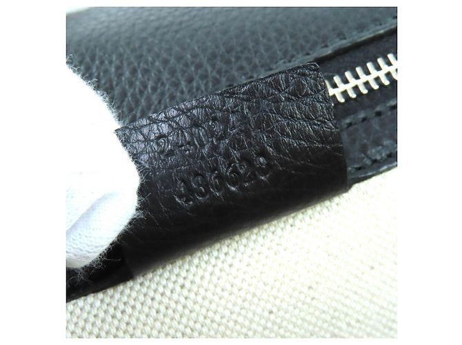 Borsa a mano 2 in 1 Gucci Microssima New Bamboo Nero - vista 14