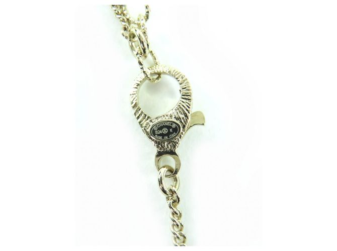 Collana con strass e nastro Coco Mark B24K di Chanel D'oro - vista 9