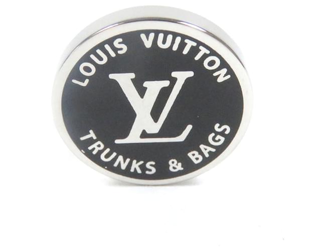 Gemelli Louis Vuitton M00912 Nero Argento - vista 3