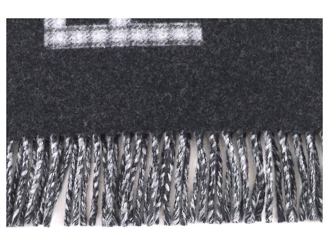 Sciarpa in misto lana e cashmere Fendi Marrone - vista 5