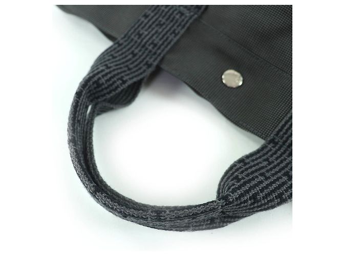 Hermès Herline MM Sellier Hardware Canvas Tote Bag Braun - Ansicht 5