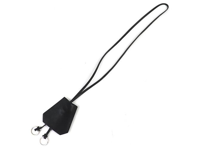 Pendente Collana Clochette in Pelle Vintage Hermès Era Margiela - vista 3