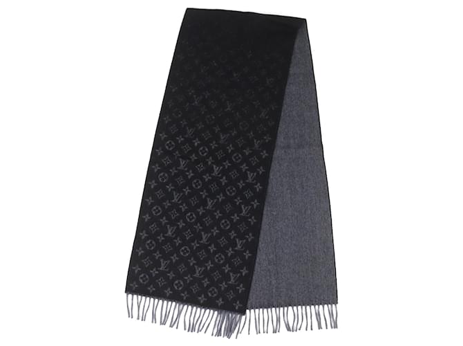 Stola in cashmere e lana Monogram Gradient Louis Vuitton Nero - vista 2