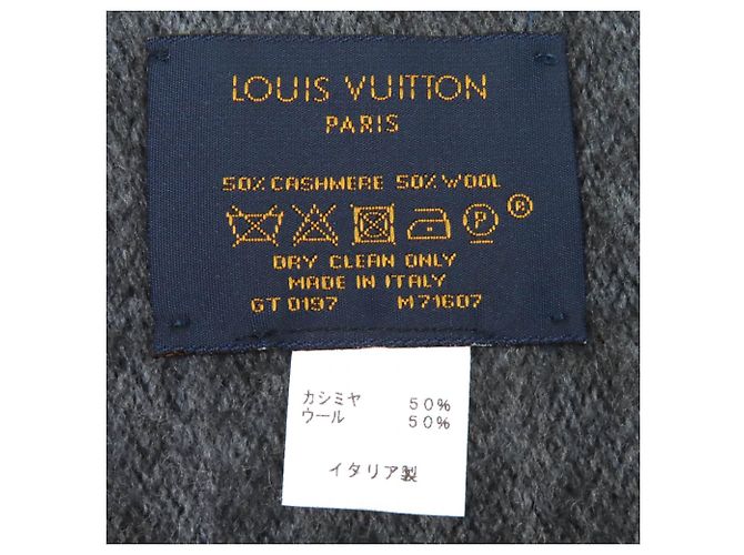 Stola in cashmere e lana Monogram Gradient Louis Vuitton Nero - vista 6