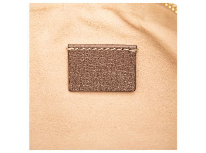 Clutch Ophidia en GG Supreme beige con web Gucci - vista 5