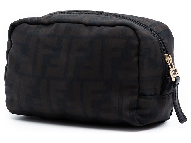 Pochette in tela Zucca marrone Fendi Marrone scuro - vista 2