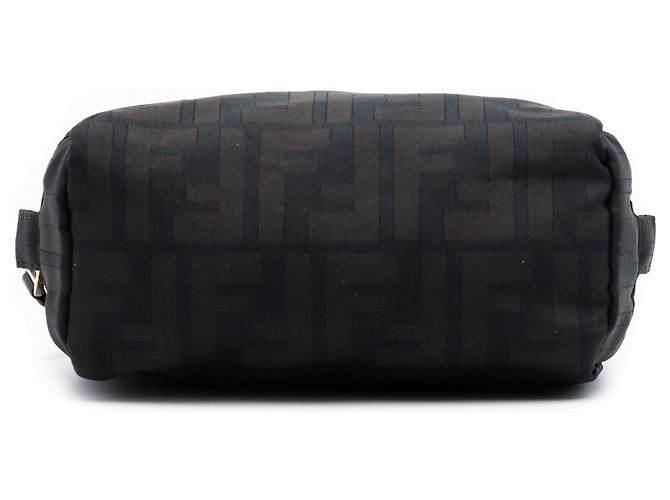 Pochette in tela Zucca marrone Fendi Marrone scuro - vista 3