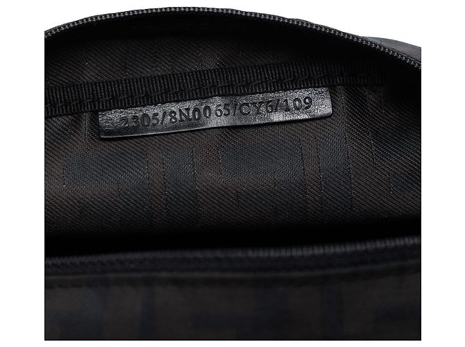 Pochette in tela Zucca marrone Fendi Marrone scuro - vista 6