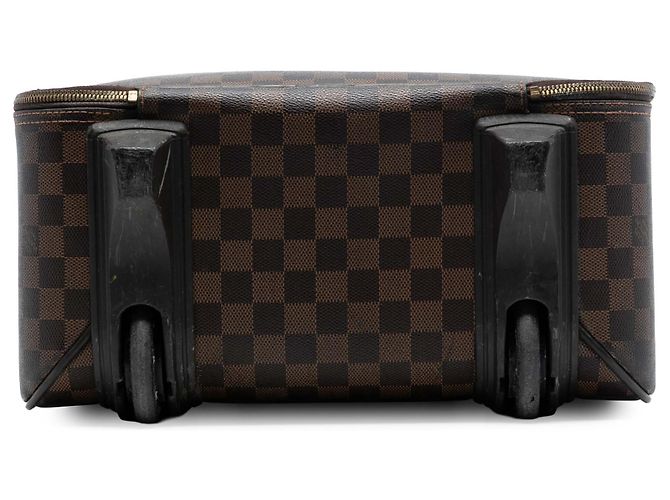 Louis Vuitton Pegase 45 Damier Ebene Marrone - vista 3
