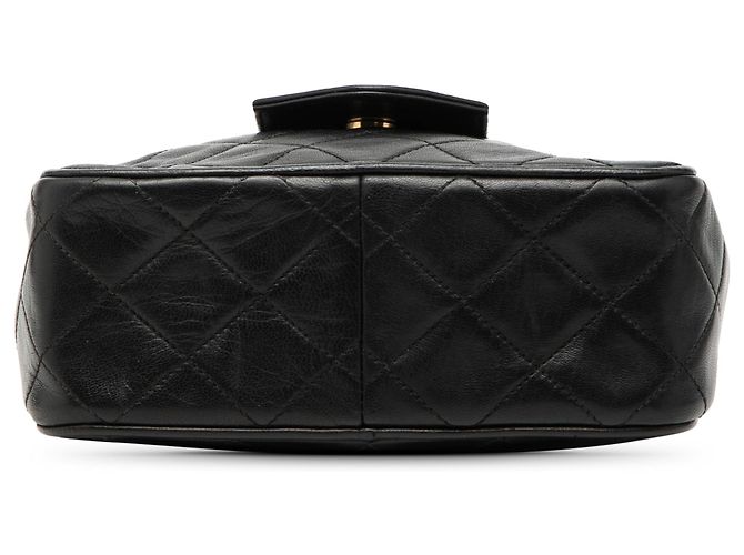 Camera Chanel Schwarze CC gesteppte Lammleder Quasten Kamera Tasche - Ansicht 3