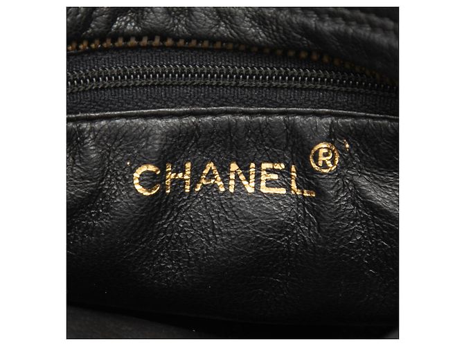 Camera Chanel Schwarze CC gesteppte Lammleder Quasten Kamera Tasche - Ansicht 5
