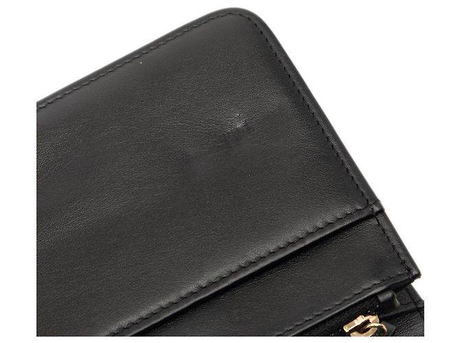 Chanel Black Quilted Caviar Boy Wallet on Chain - view 7