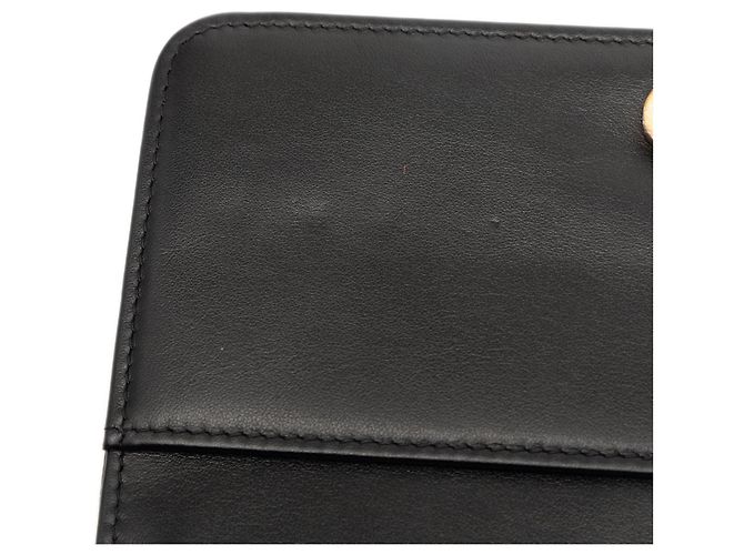 Chanel Black Quilted Caviar Boy Wallet on Chain - view 8
