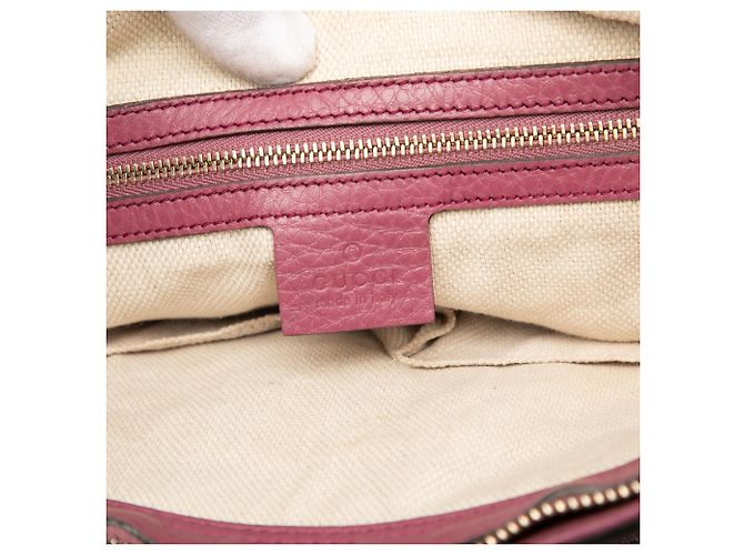 Borsa Soho Cellarius piccola in pelle di vitello rosa Gucci D'oro - vista 5