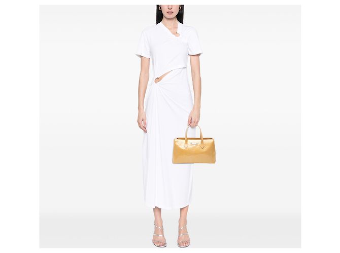 Louis Vuitton Monogram Vernis Wilshire PM Bege - vista 7