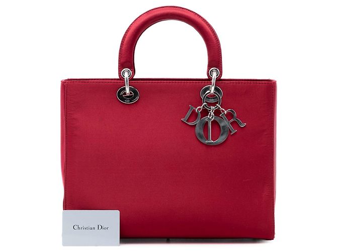 Dior Rojo Grande Satén Lady Dior Roja - vista 8