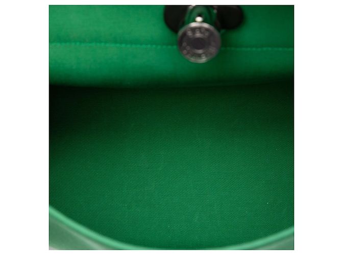 Hermès Borsa Herbag Zip 31 Verde - vista 4