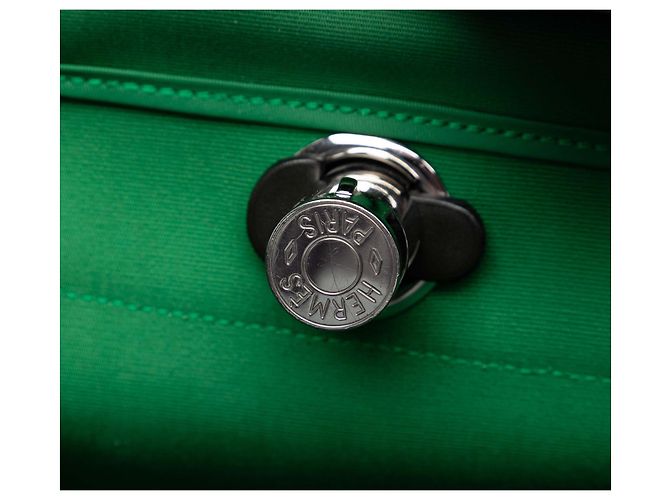 Hermès Borsa Herbag Zip 31 Verde - vista 5