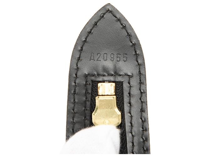 Louis Vuitton Saint Jacques GM aus schwarzem Epi mit langem Tragegurt - Ansicht 6