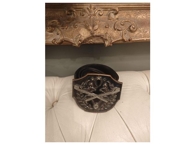 McQ by Alexander McQueen leather belt 07/08 collection Black - view 2