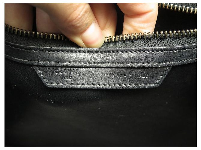 Céline CELINE MICRO LUGGAGE TRICOLOR LEDER HANDTASCHE - Ansicht 10