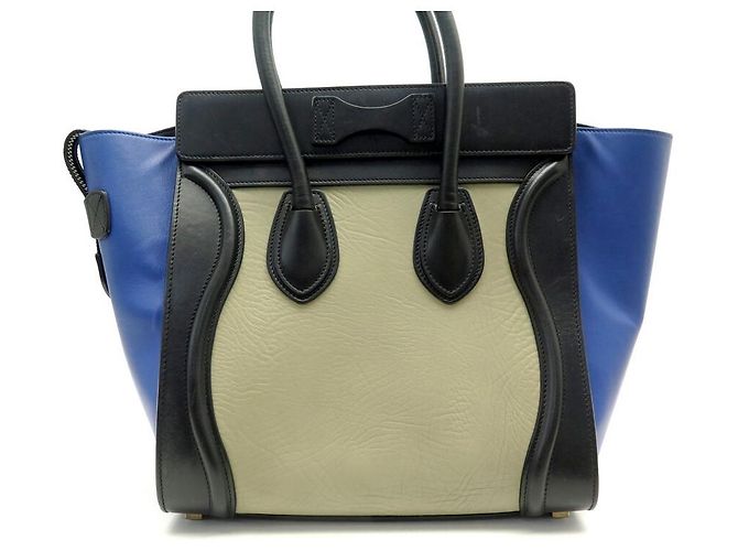 Céline CELINE MICRO LUGGAGE TRICOLOR LEDER HANDTASCHE - Ansicht 2