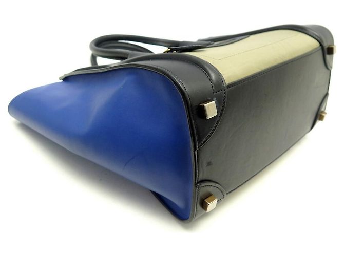 Céline CELINE MICRO LUGGAGE TRICOLOR LEDER HANDTASCHE - Ansicht 3