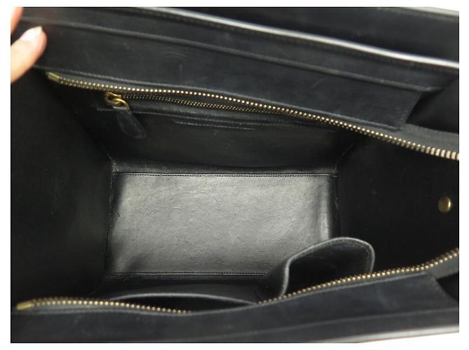 Céline CELINE MICRO LUGGAGE TRICOLOR LEDER HANDTASCHE - Ansicht 7