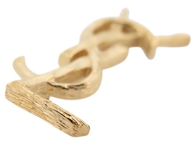 NUEVO BROCHE SAINT LAURENT 748486 CASSANDRE MONOGRAMA YSL ECORCE BROCHE - vue 4