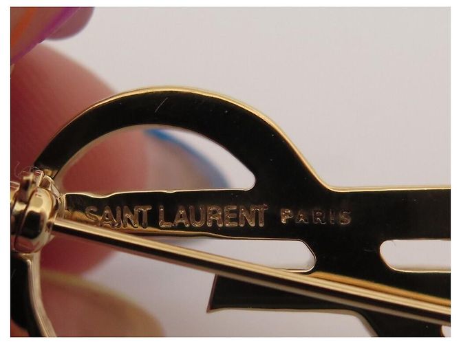 NUEVO BROCHE SAINT LAURENT 748486 CASSANDRE MONOGRAMA YSL ECORCE BROCHE - vue 6