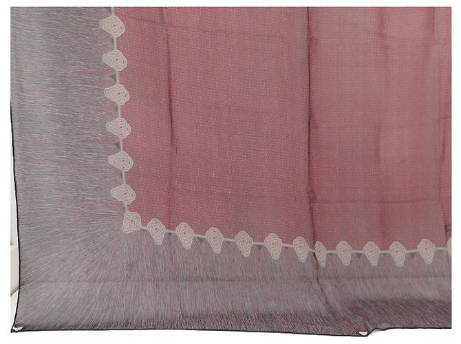 SCIALLE VINTAGE CHANEL 128X123 CM IN MUSLINA DI SETA SCIALLE IN SETA - vista 5