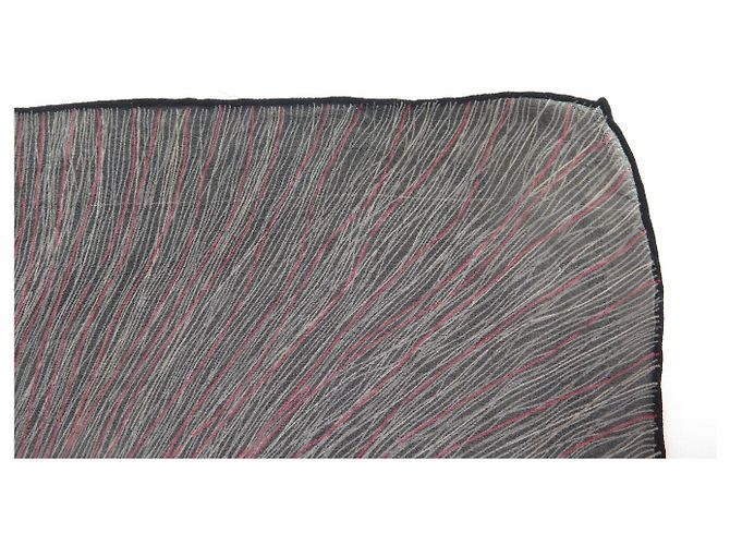 SCIALLE VINTAGE CHANEL 128X123 CM IN MUSLINA DI SETA SCIALLE IN SETA - vista 7